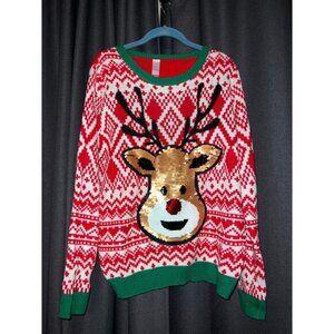 Ugly Christmas Sweater Xmas Size XL